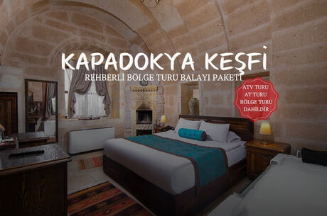 Cappa Deluxe Jakuzili Kapadokya Keşfi Balayı Paketi 2 Gece 3 Gün